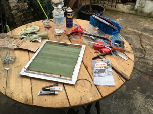 Haciendo las ventanas