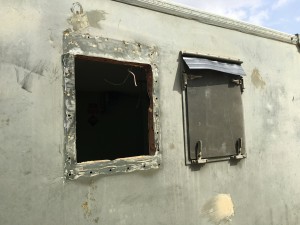Restauración del las ventanas del Shelter
